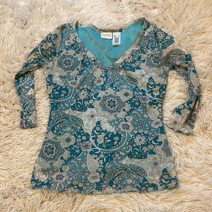 Floral/Paisley top